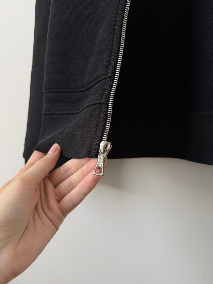Black Zip Up Hoodie