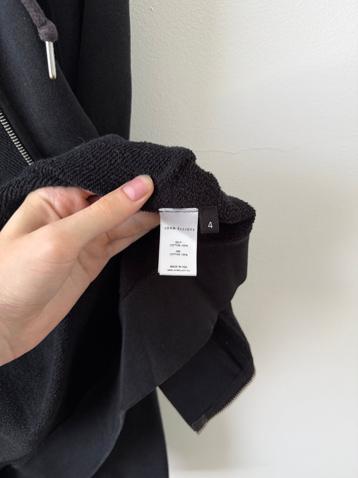 Black Zip Up Hoodie