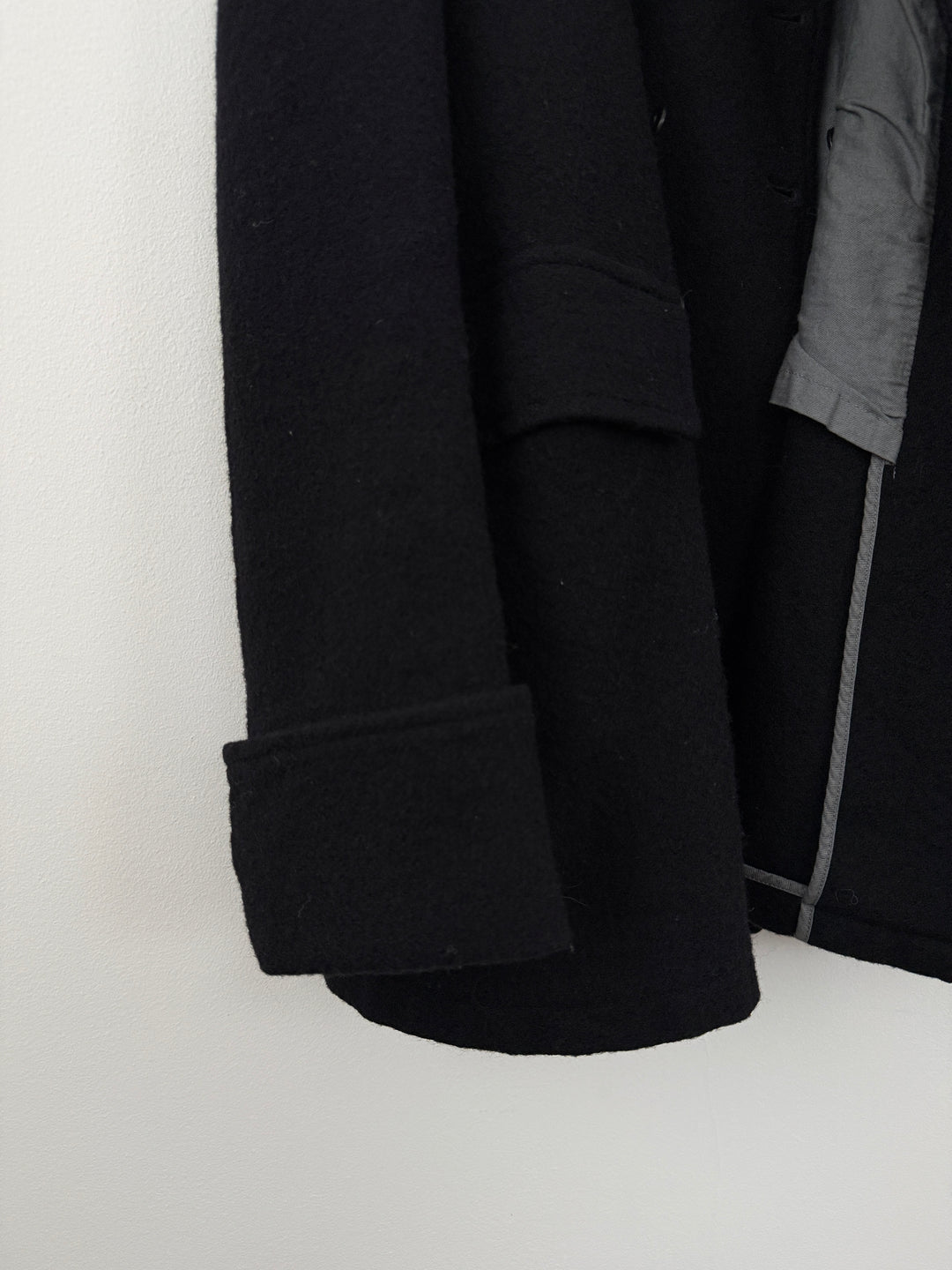 Wool Military Double Breasted Overcoat