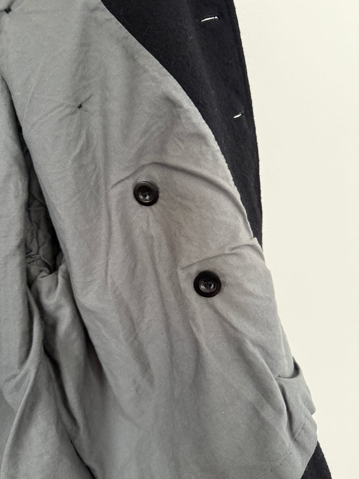 Wool Military Double Breasted Overcoat