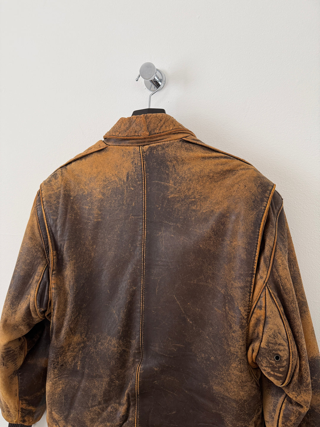 Leather Bomber Jacket