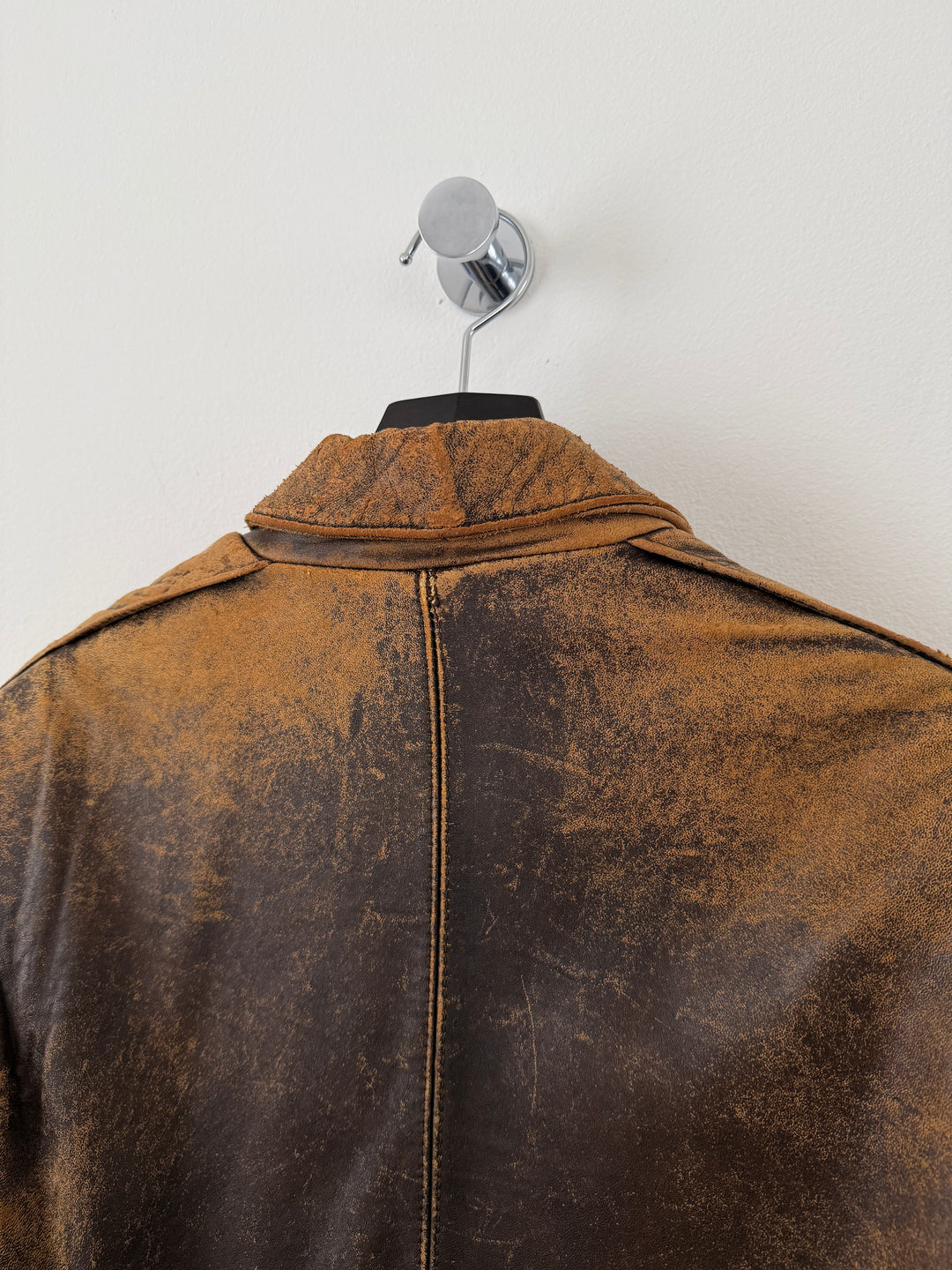 Leather Bomber Jacket