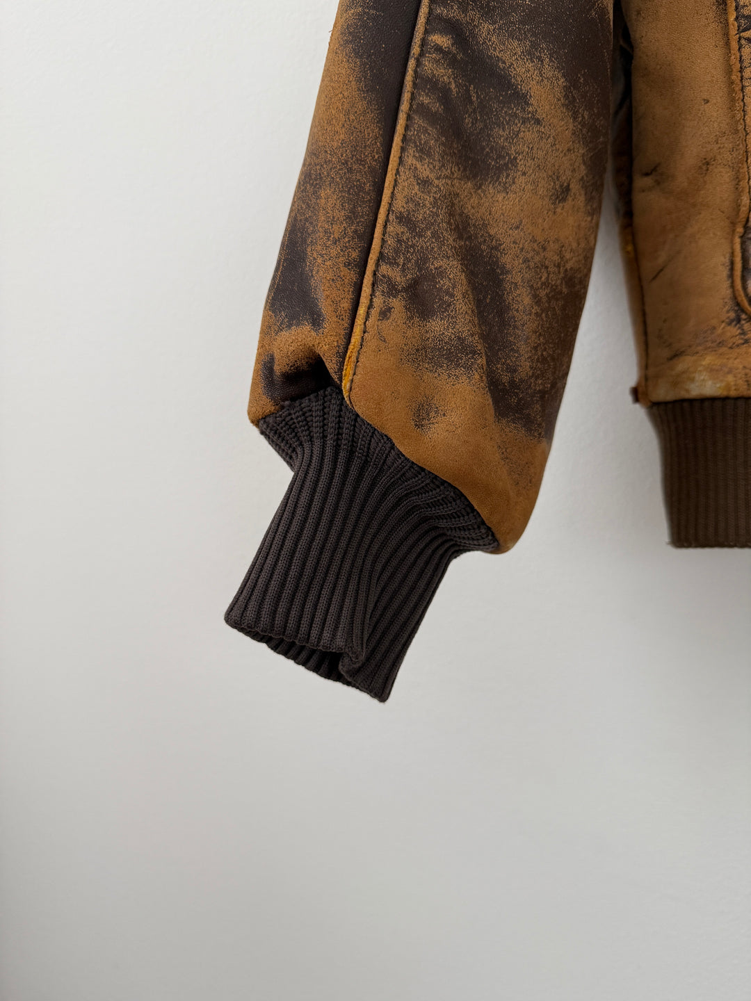 Leather Bomber Jacket