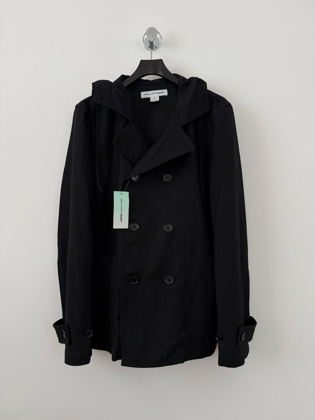 Hooded Thin Peacoat