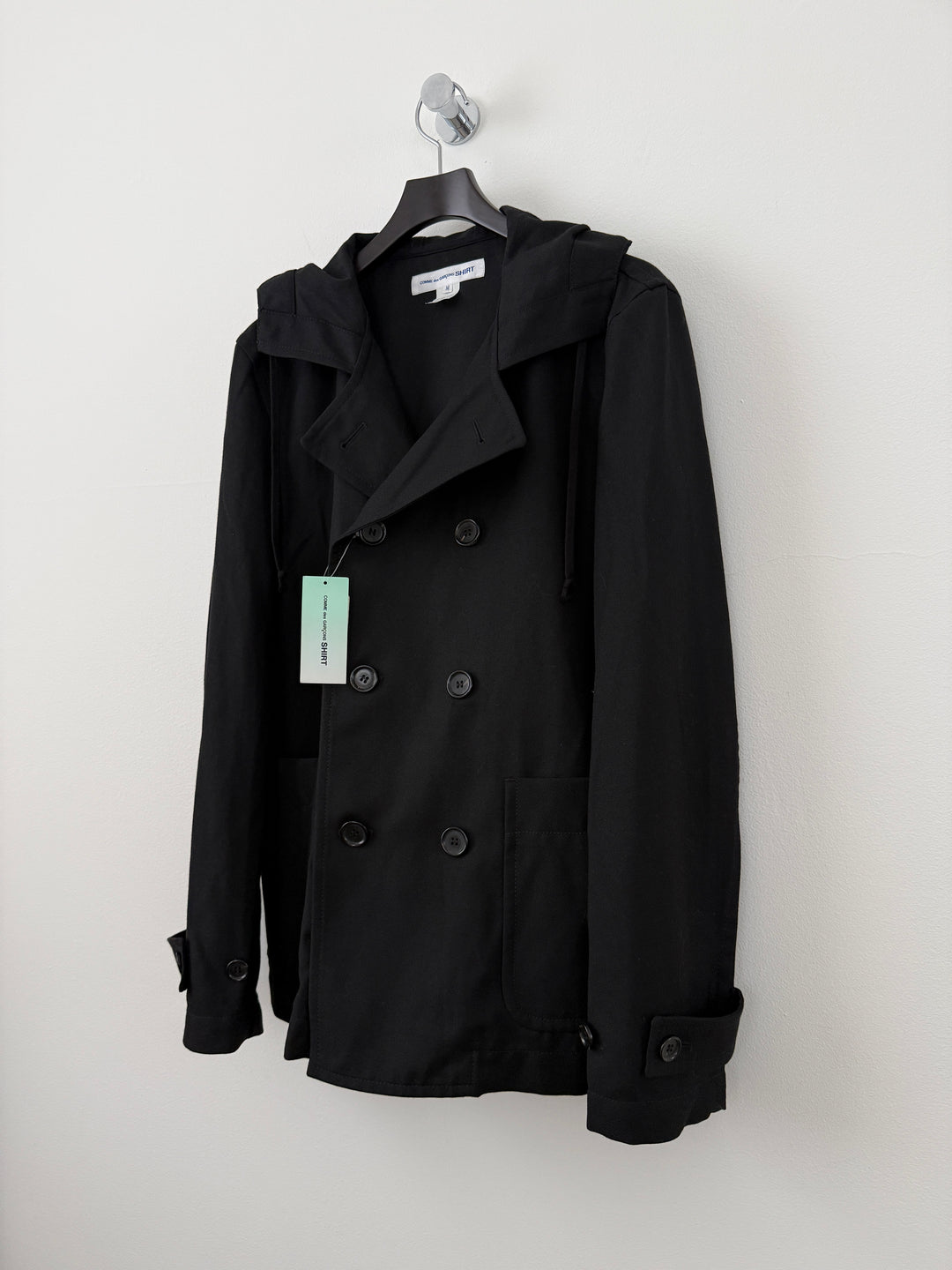 Hooded Thin Peacoat
