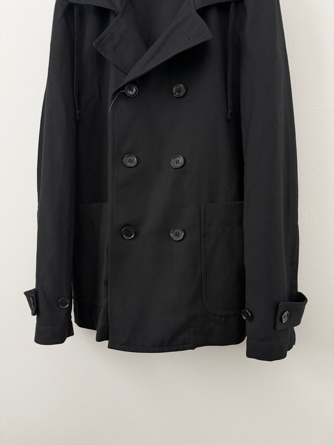 Hooded Thin Peacoat