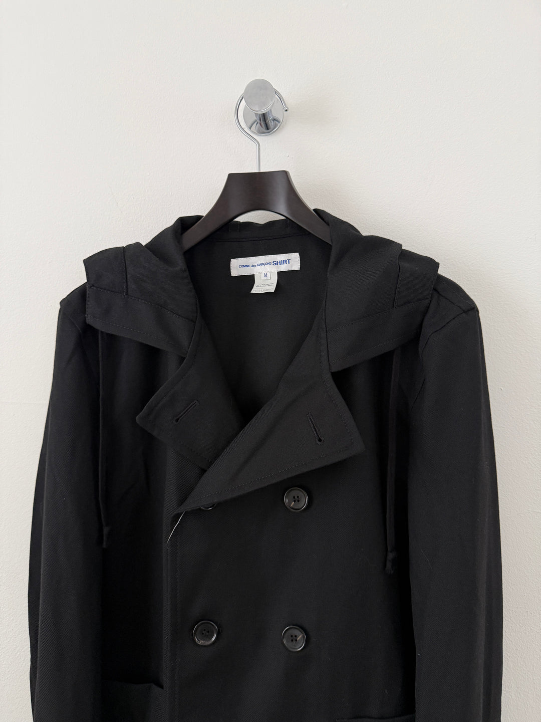 Hooded Thin Peacoat