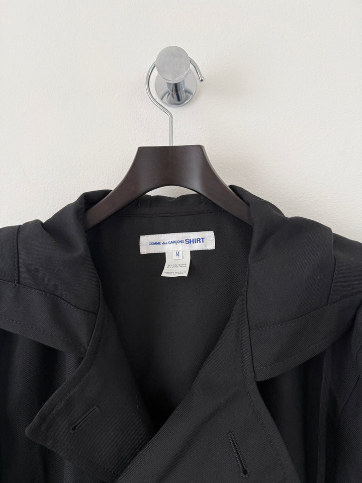 Hooded Thin Peacoat