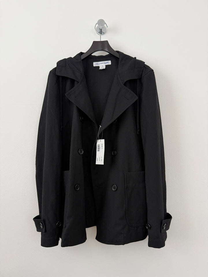 Hooded Thin Peacoat