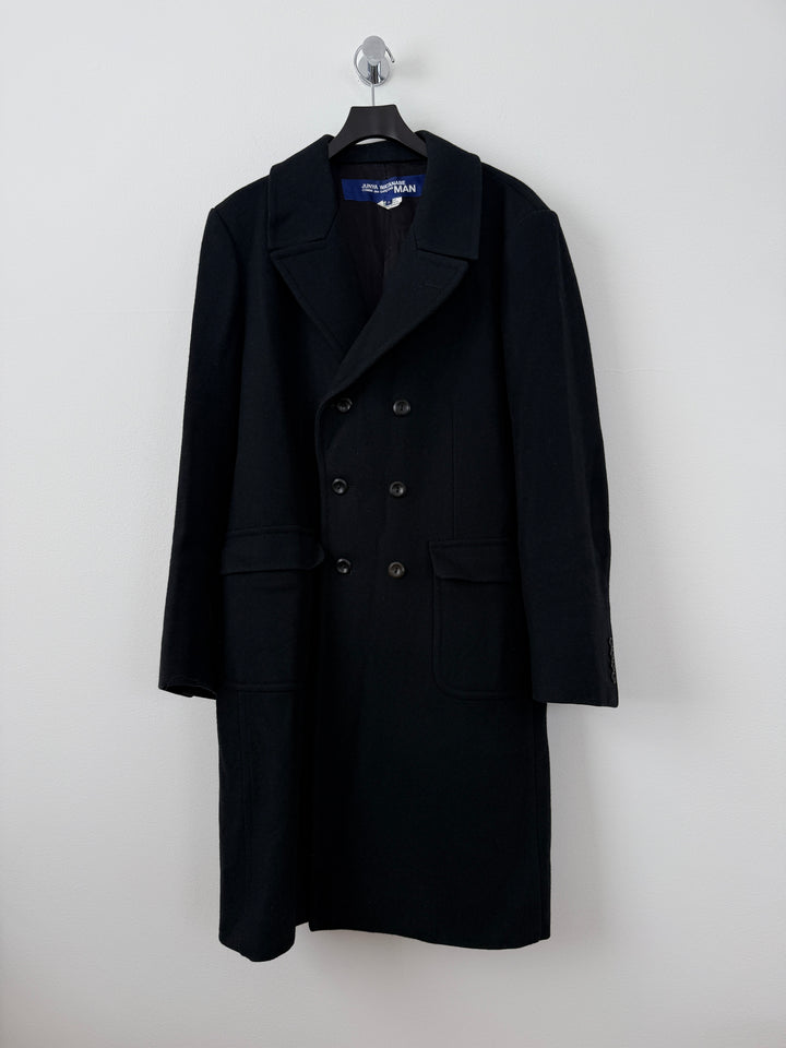 Wool Double Breasted Overcoat