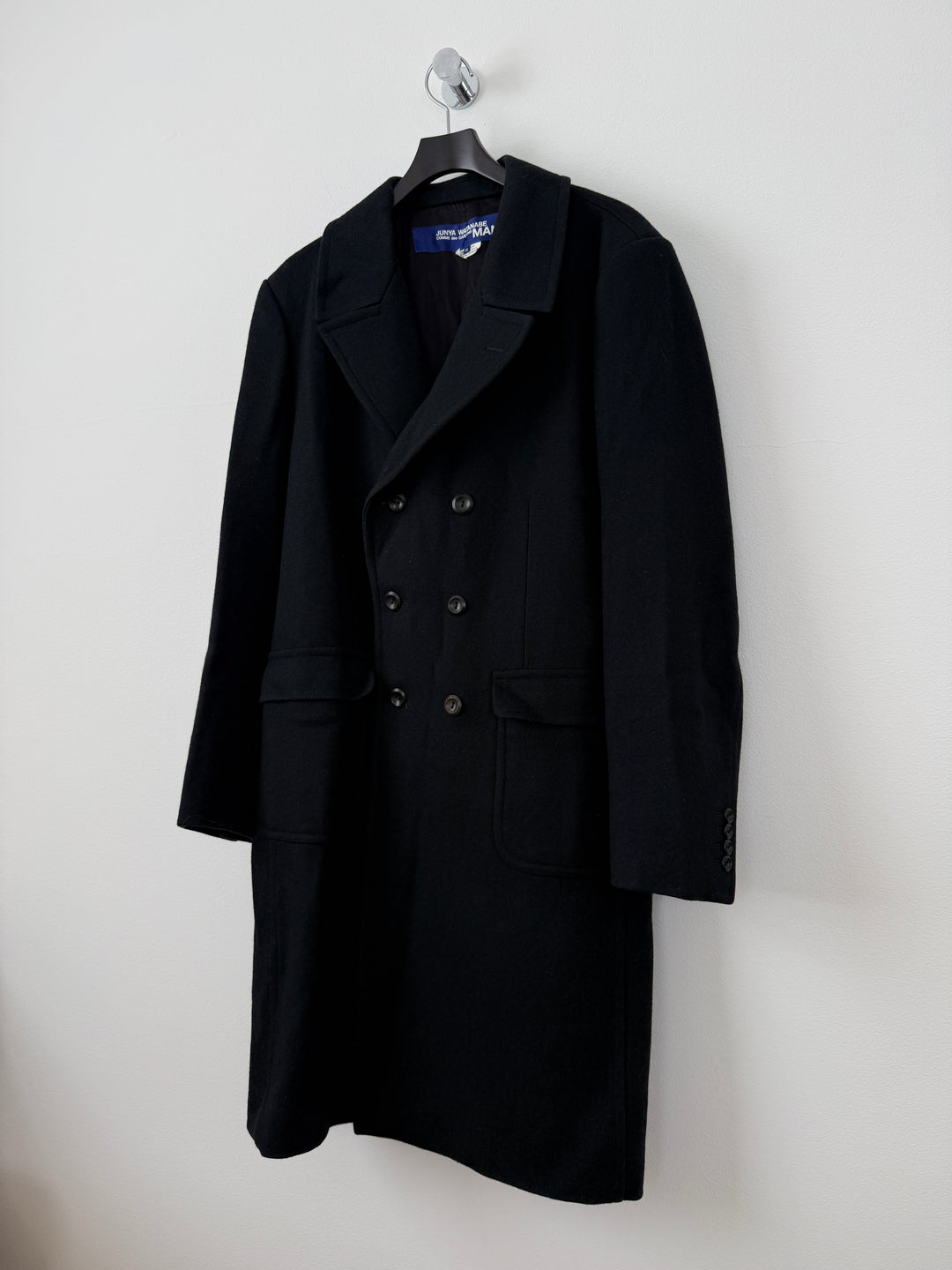 Wool Double Breasted Overcoat