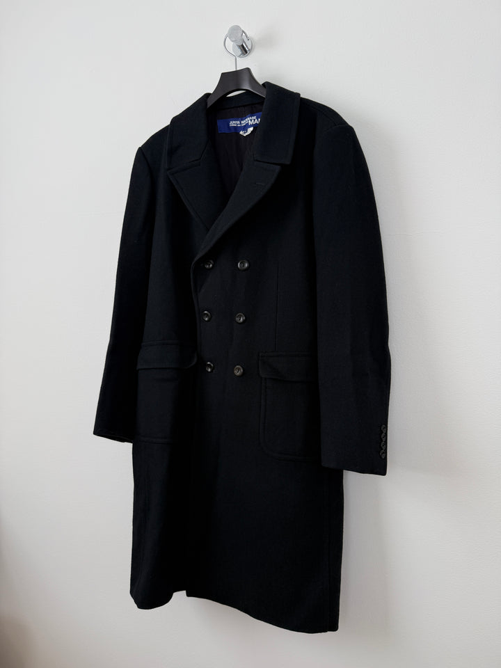 Wool Double Breasted Overcoat