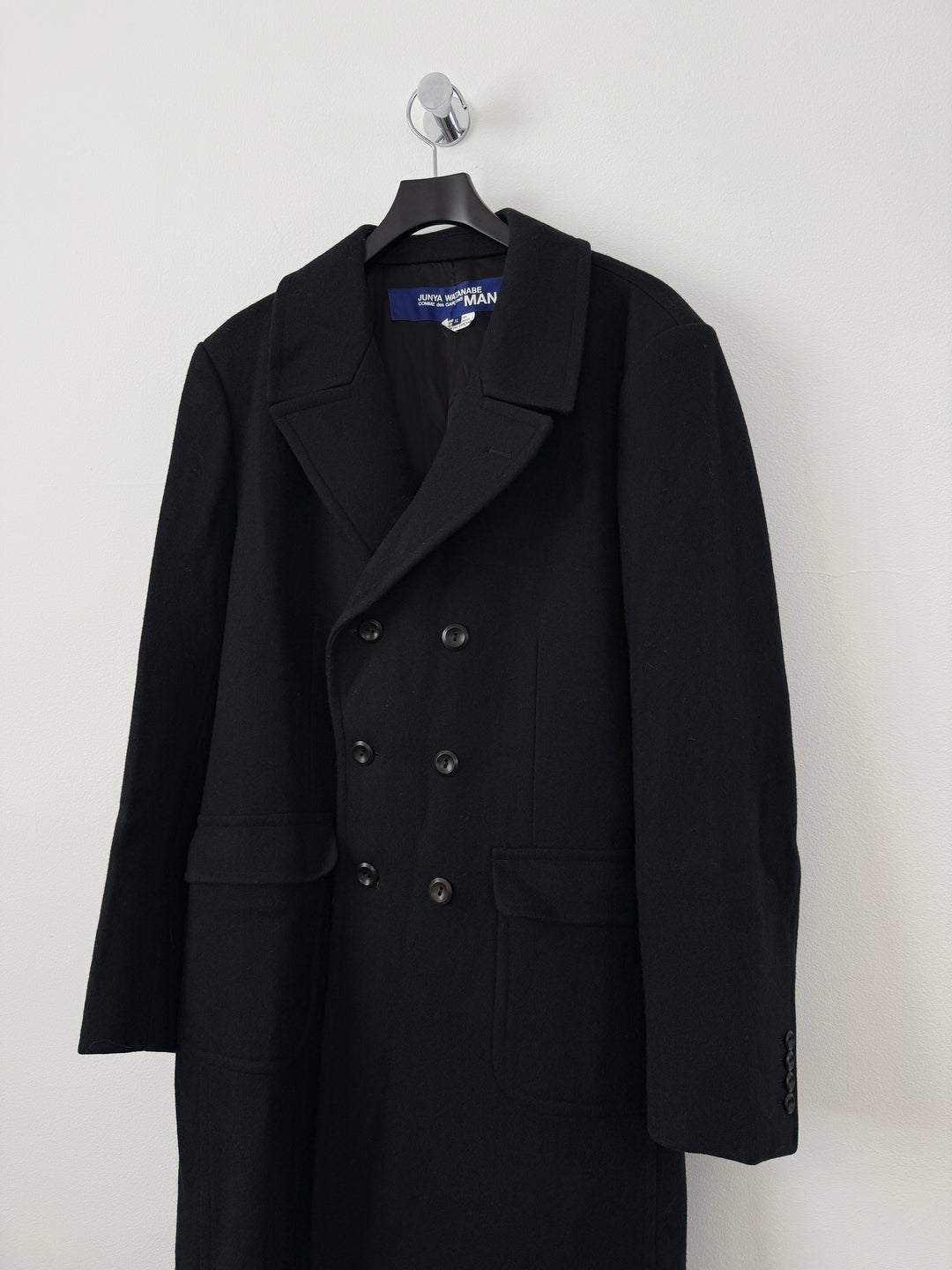Wool Double Breasted Overcoat