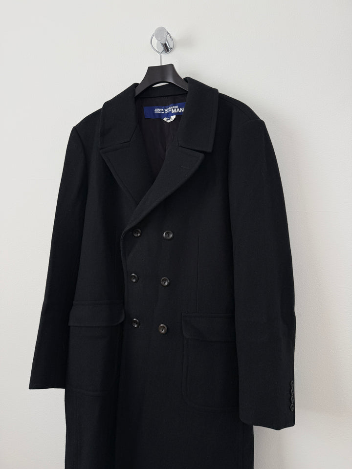 Wool Double Breasted Overcoat