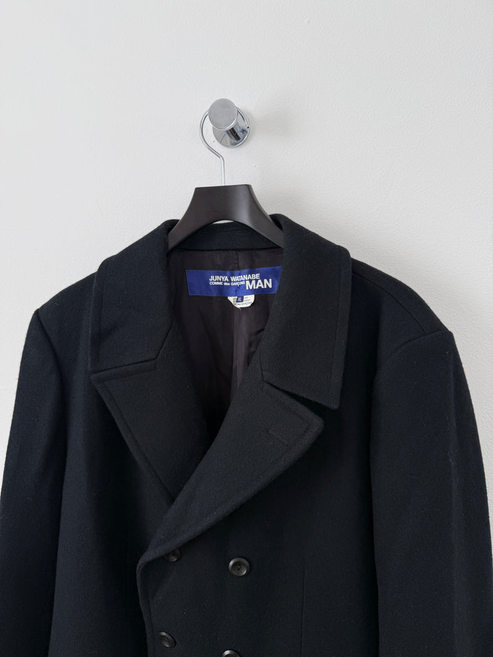 Wool Double Breasted Overcoat