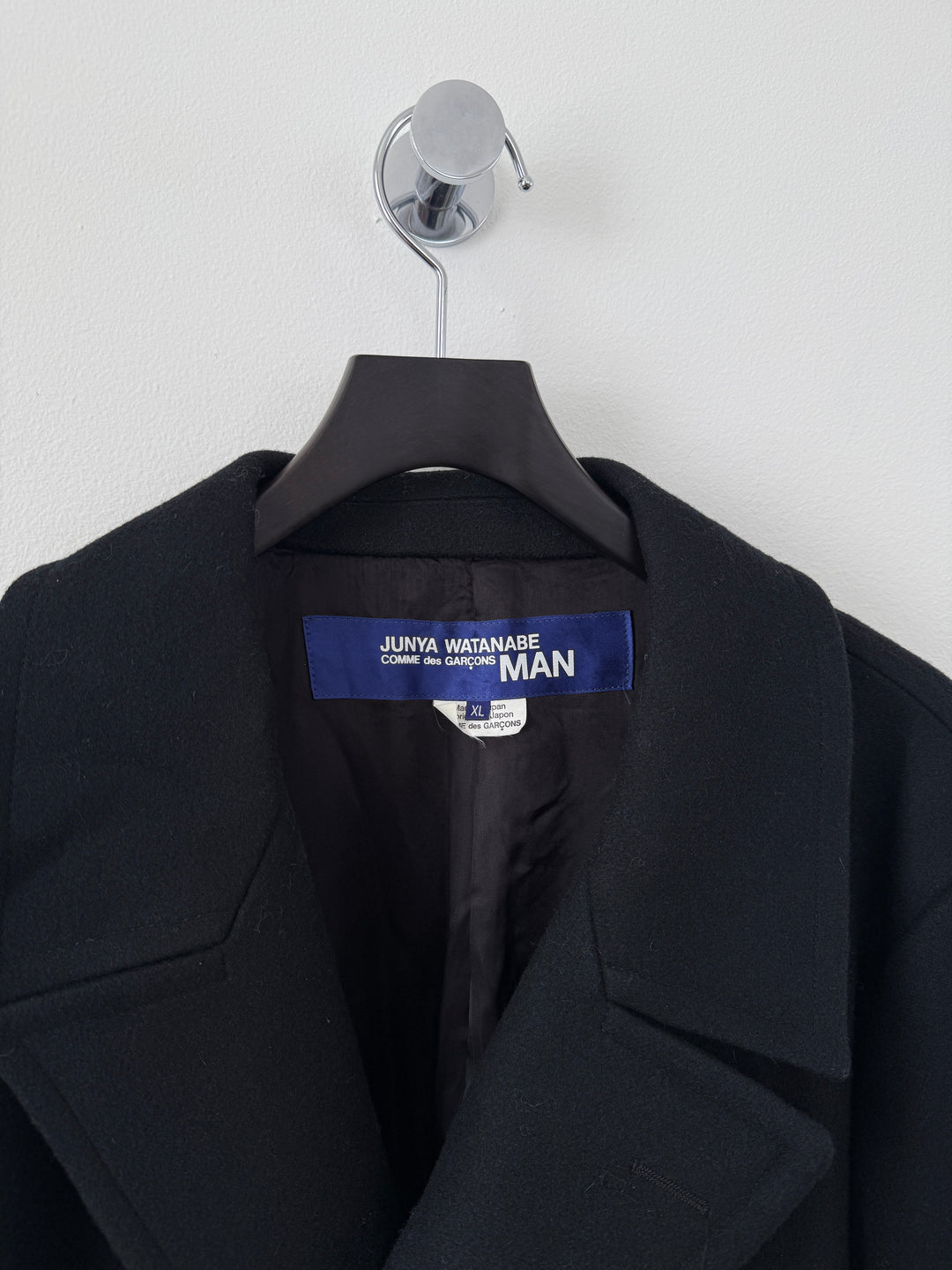 Wool Double Breasted Overcoat