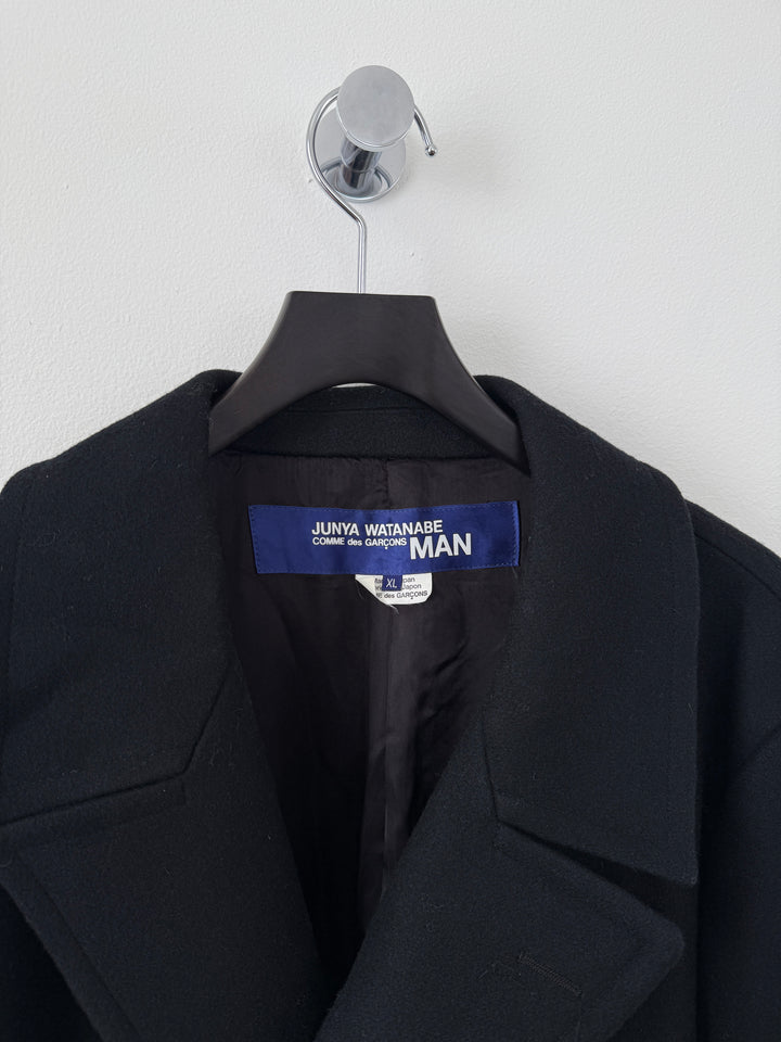Wool Double Breasted Overcoat