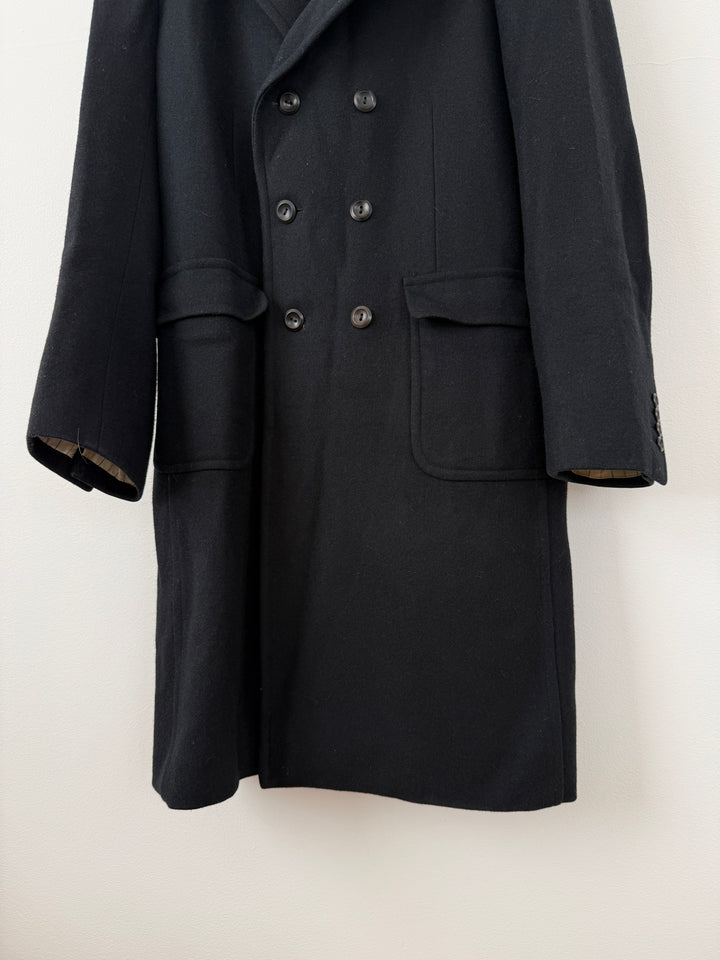 Wool Double Breasted Overcoat