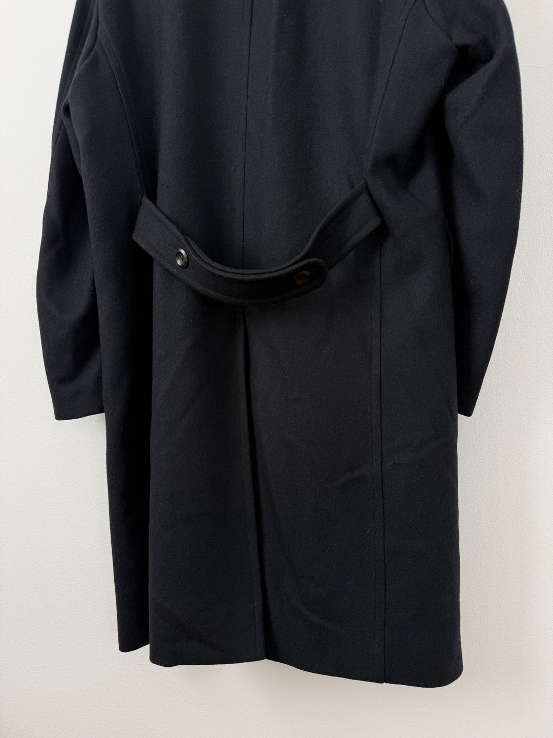 Wool Double Breasted Overcoat