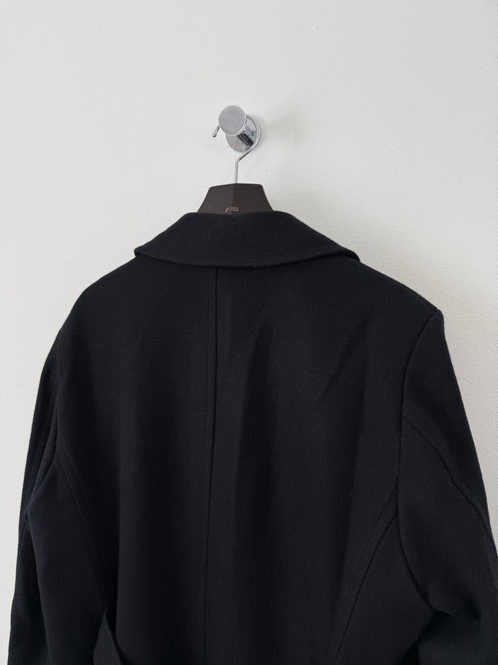 Wool Double Breasted Overcoat