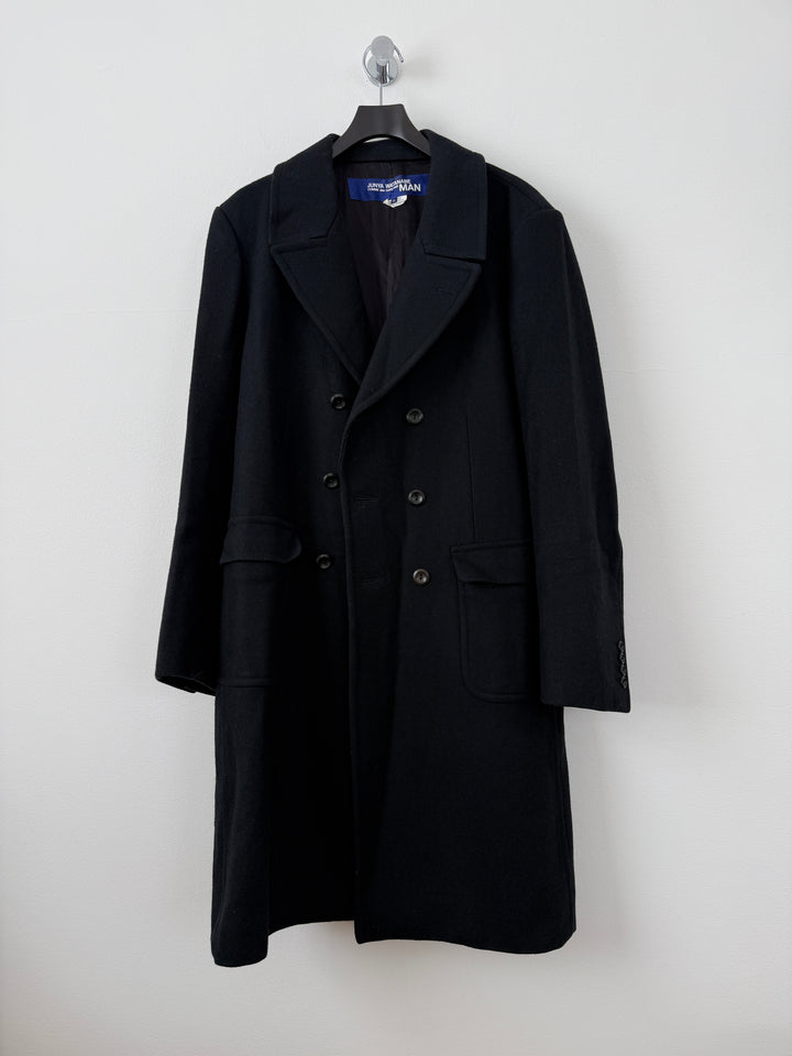 Wool Double Breasted Overcoat