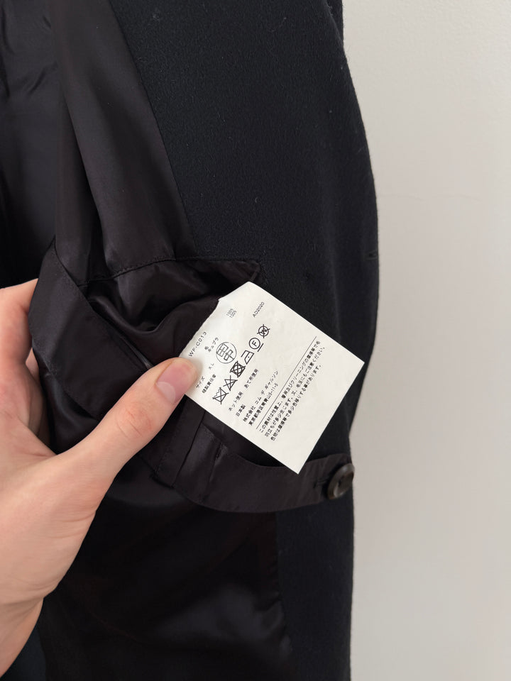 Wool Double Breasted Overcoat