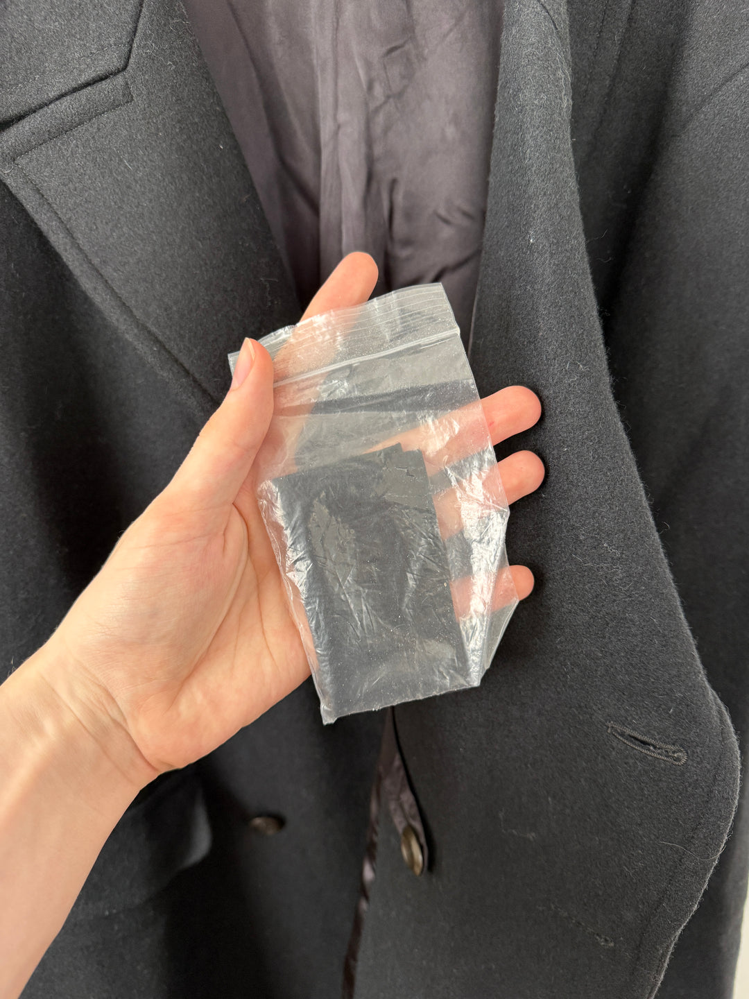 Wool Double Breasted Overcoat
