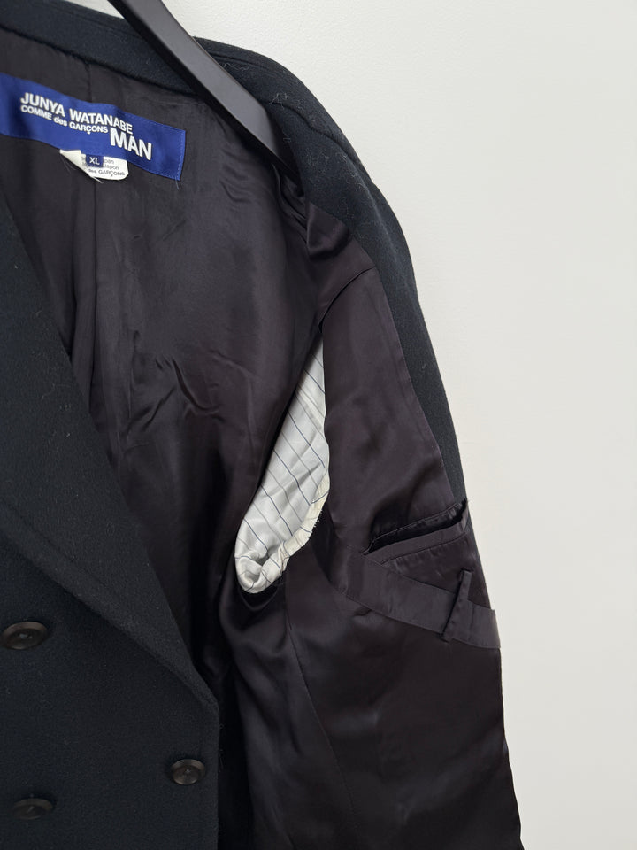 Wool Double Breasted Overcoat