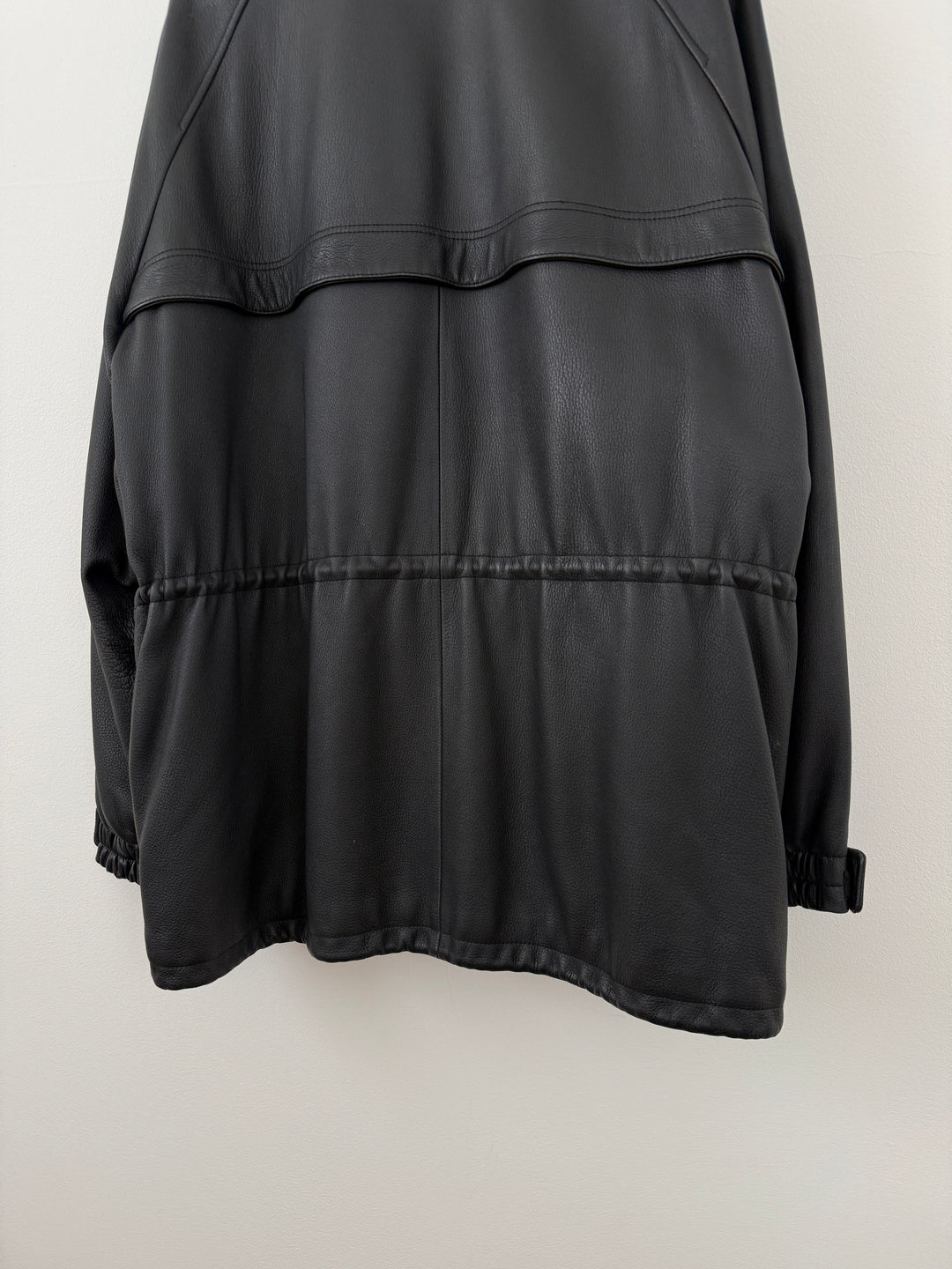 Leather Cashmere Lined Jacket