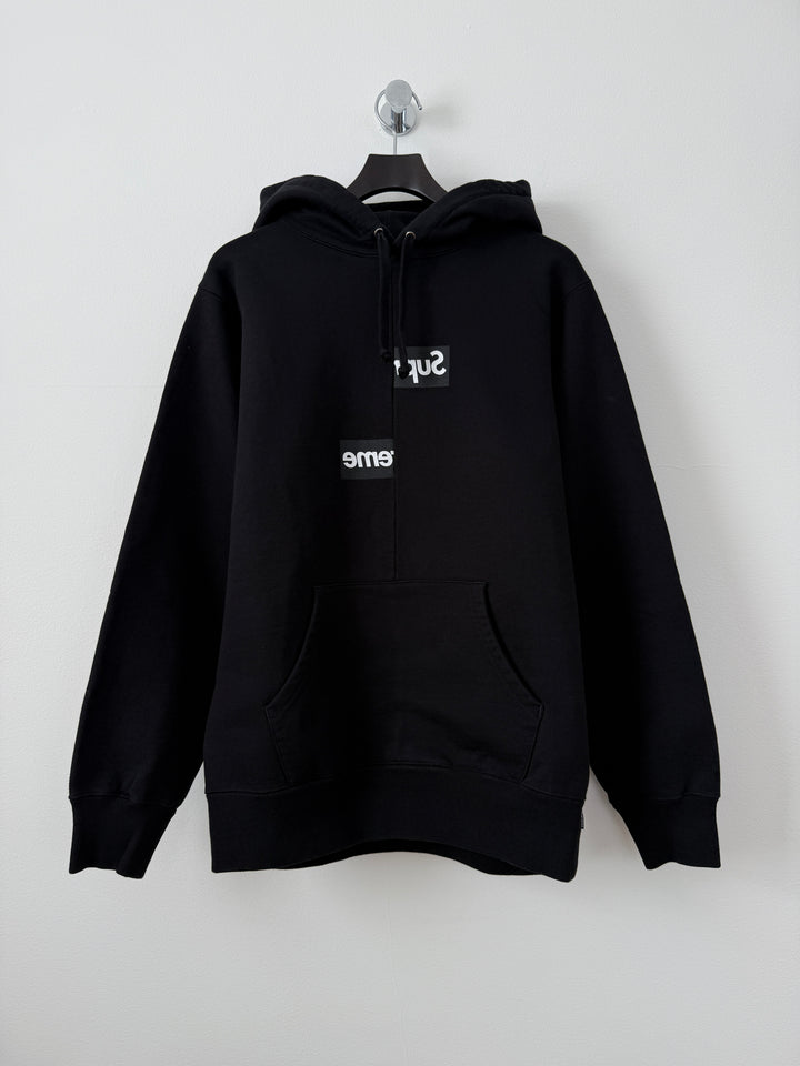 CDG Split Box Logo Hoodie