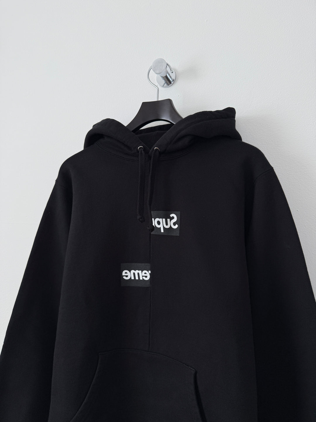 CDG Split Box Logo Hoodie