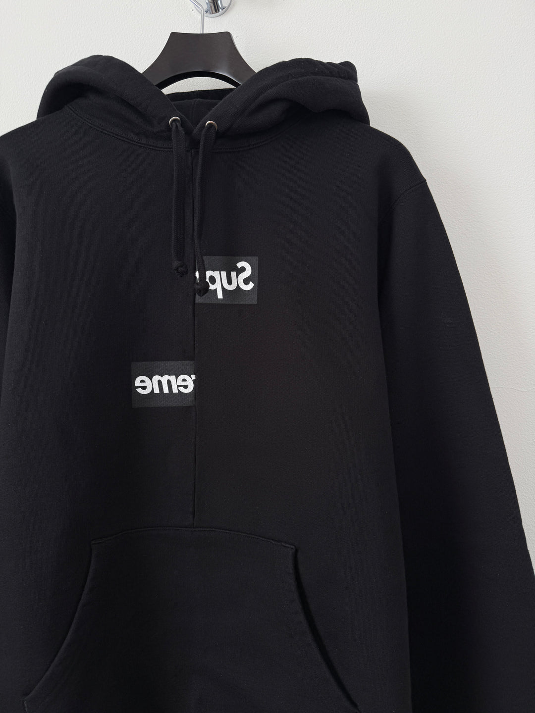 CDG Split Box Logo Hoodie