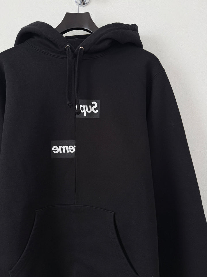 CDG Split Box Logo Hoodie