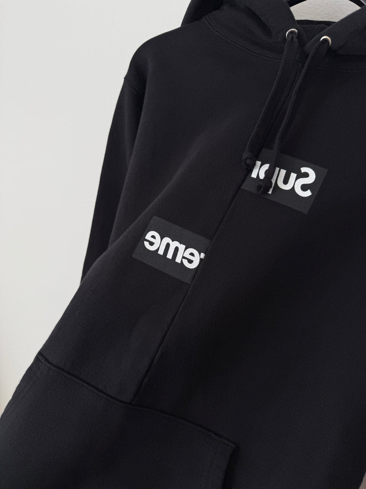 CDG Split Box Logo Hoodie