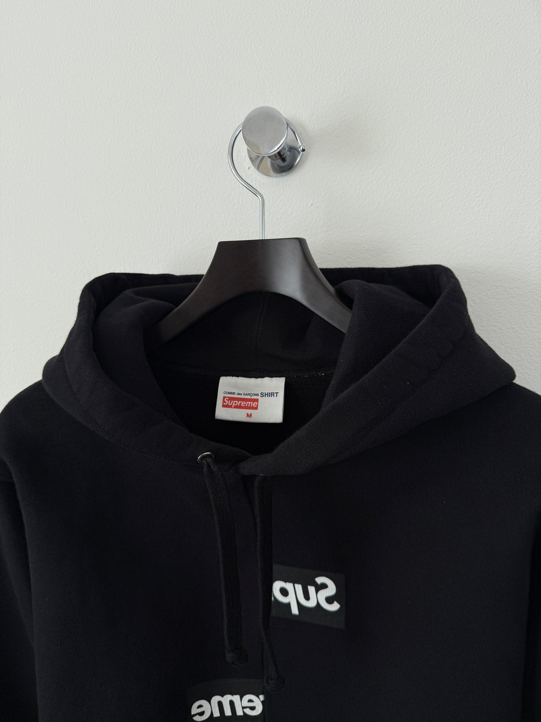 CDG Split Box Logo Hoodie