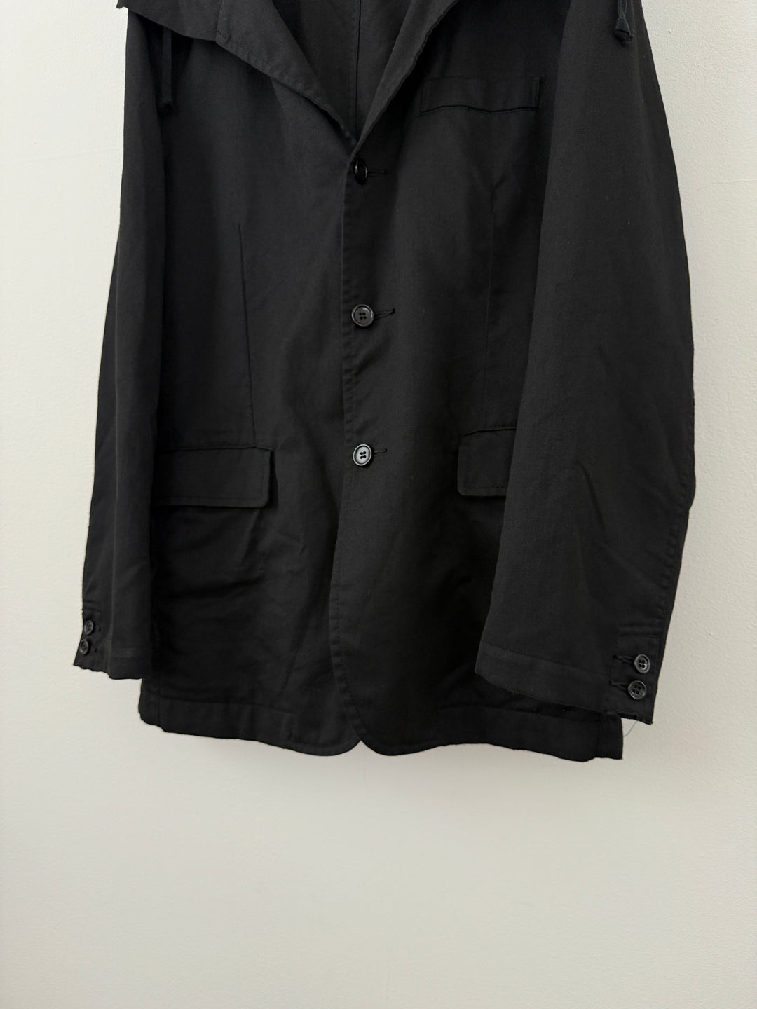 Hooded Button Up Jacket