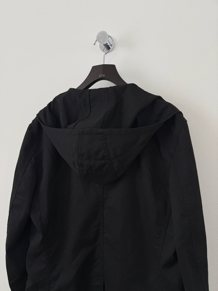 Hooded Button Up Jacket