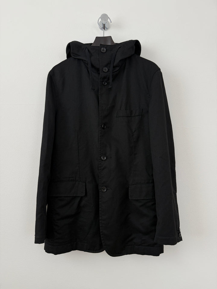 Hooded Button Up Jacket
