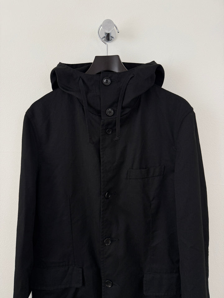 Hooded Button Up Jacket