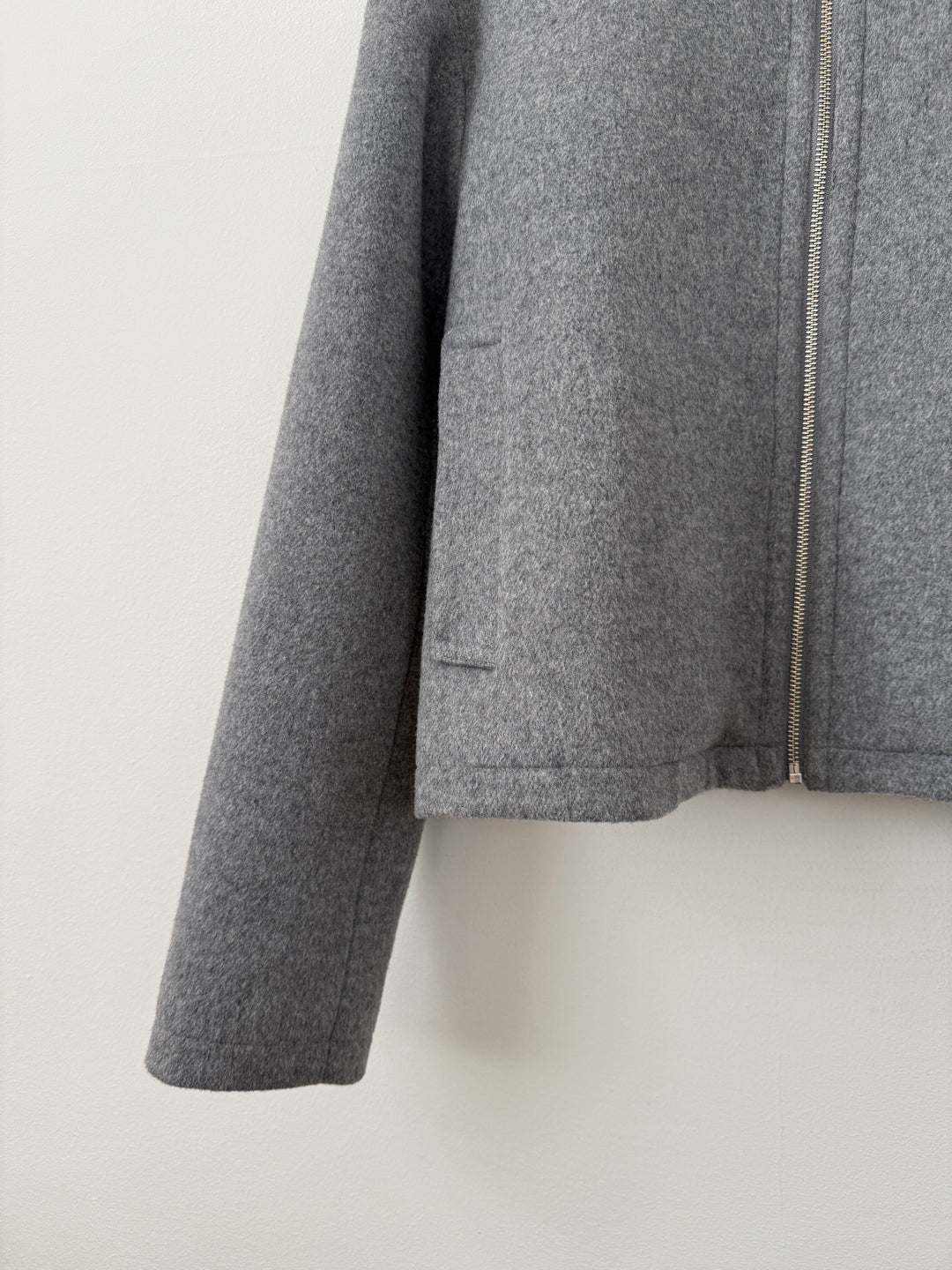 Brushed Wool Lexington Full Zip Jacket