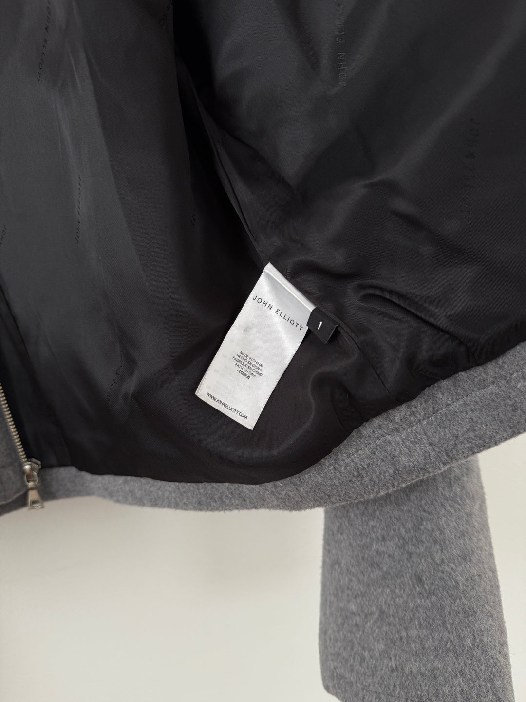 Brushed Wool Lexington Full Zip Jacket