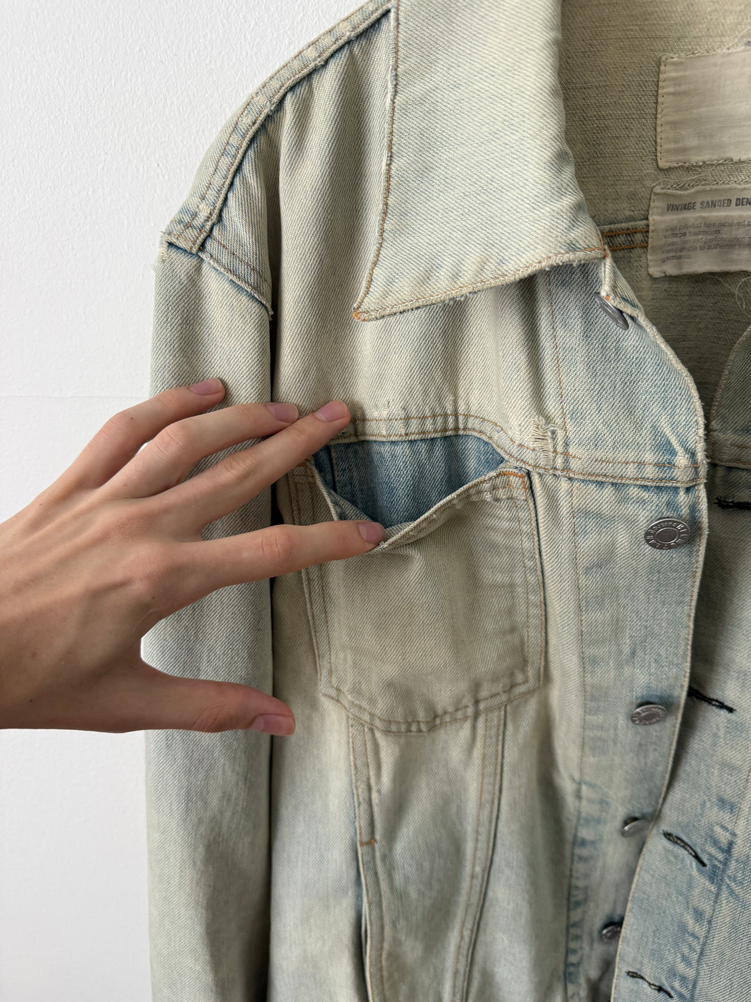 1998 Vintage Sanded Denim Jacket