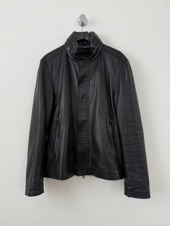 2000s Leather Moto Jacket
