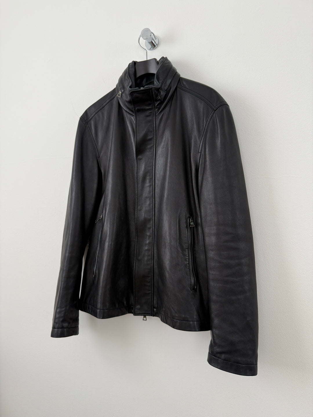 2000s Leather Moto Jacket