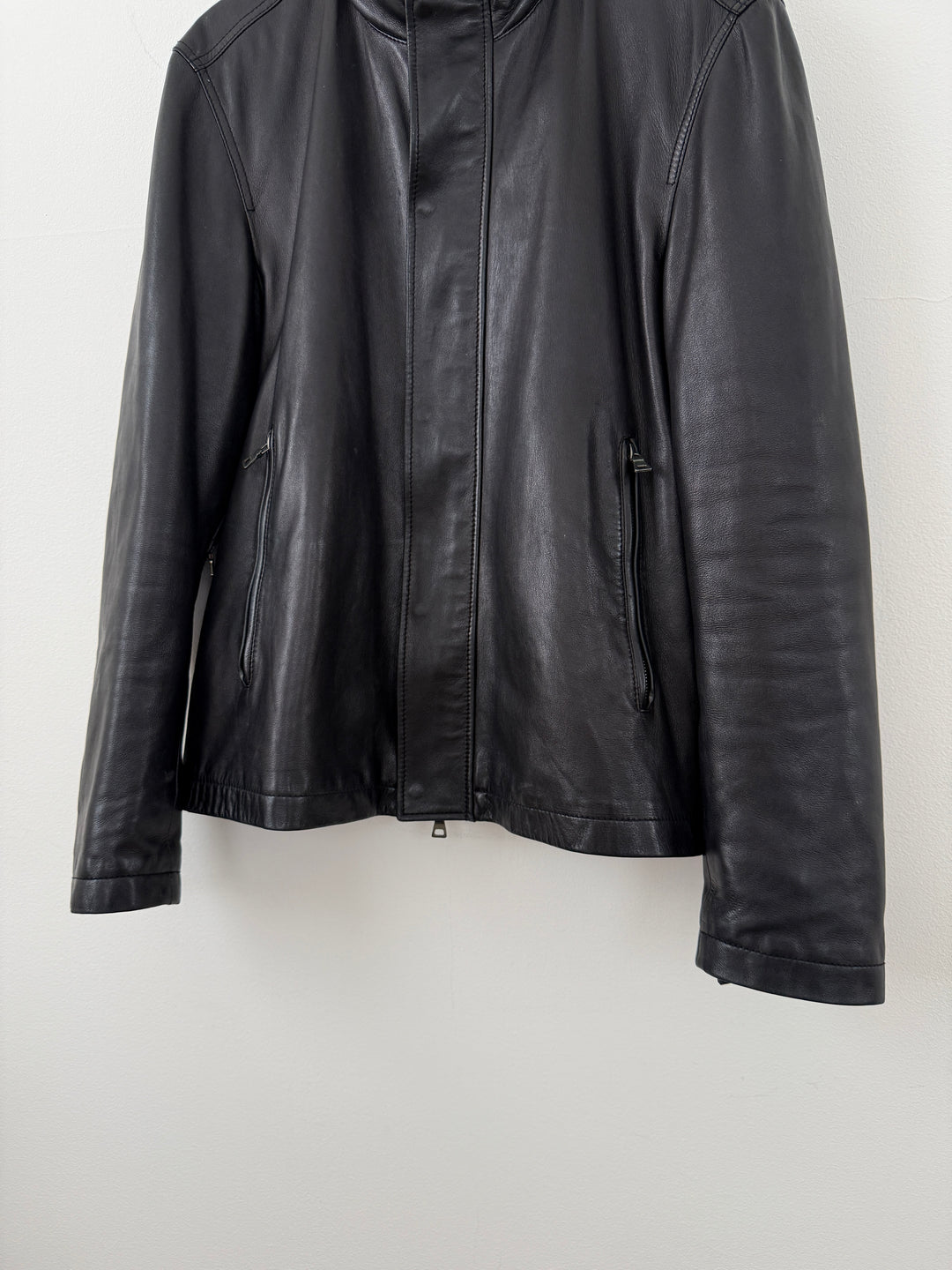 2000s Leather Moto Jacket