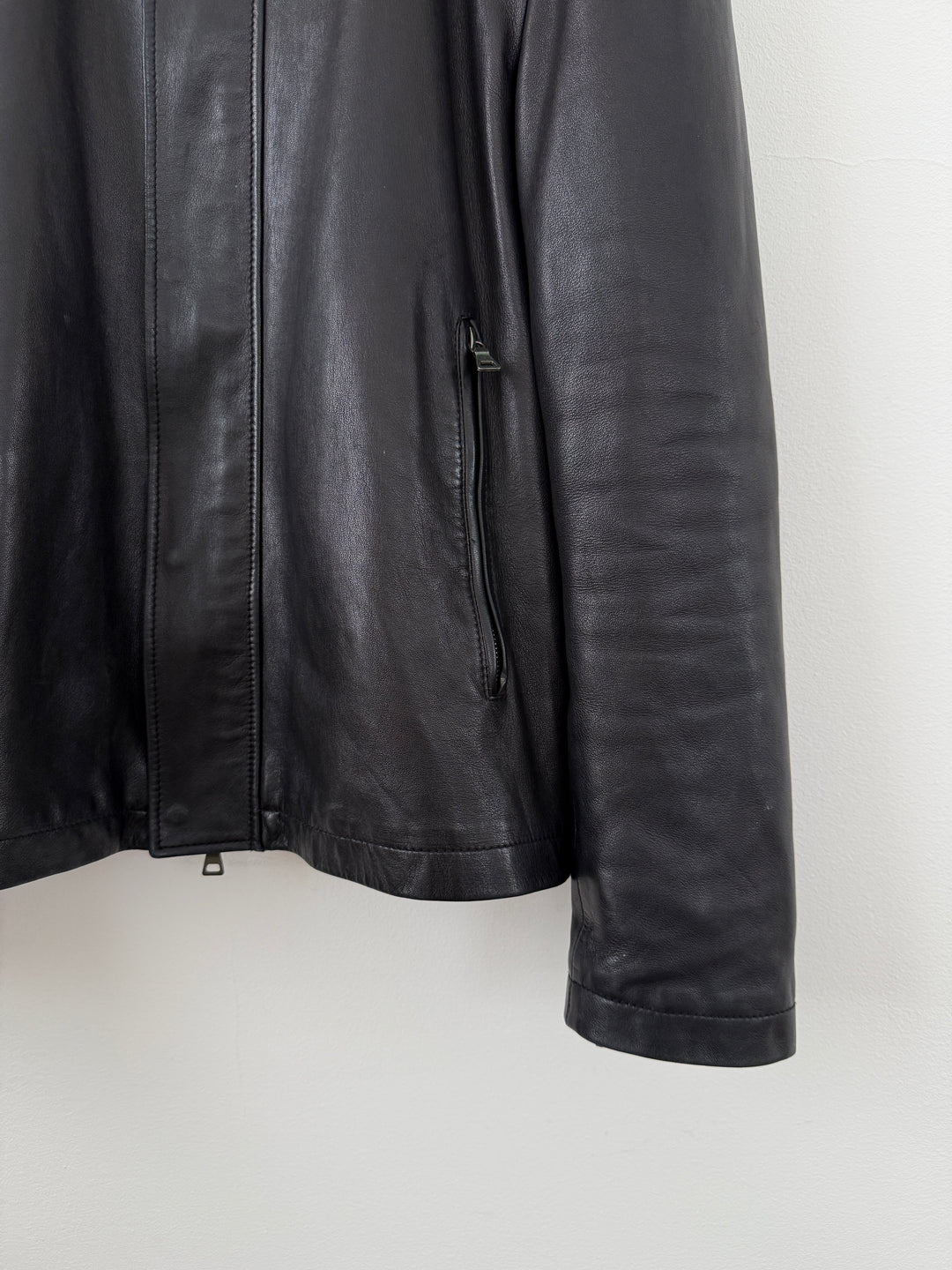 2000s Leather Moto Jacket