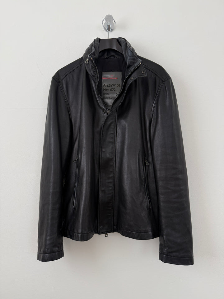 2000s Leather Moto Jacket