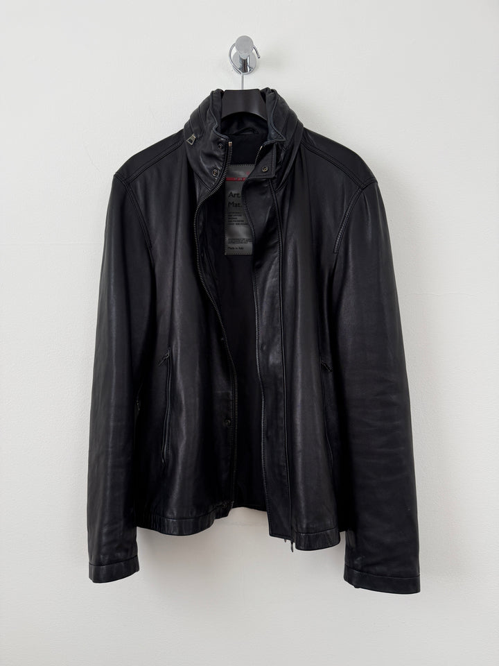 2000s Leather Moto Jacket