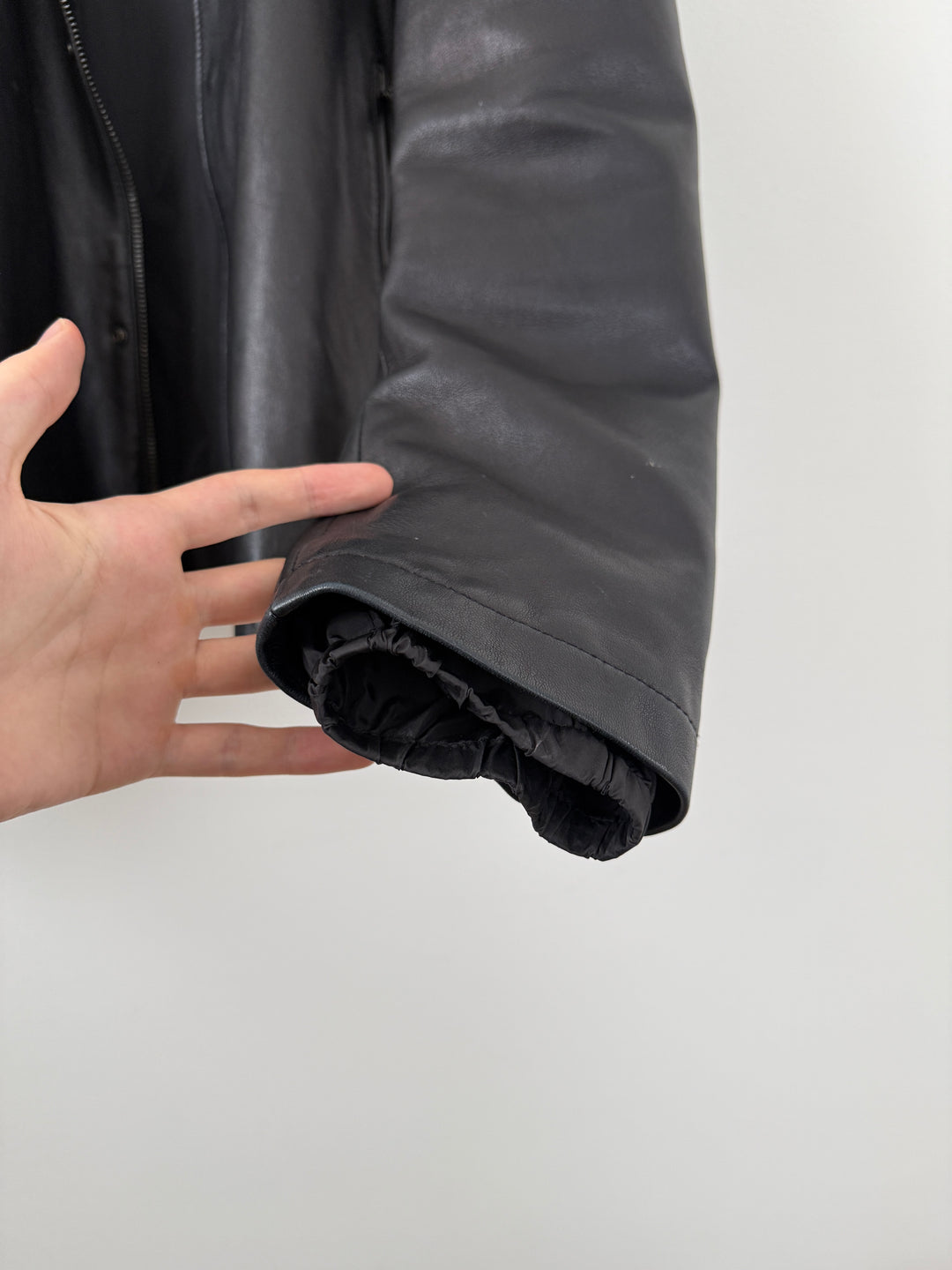 2000s Leather Moto Jacket