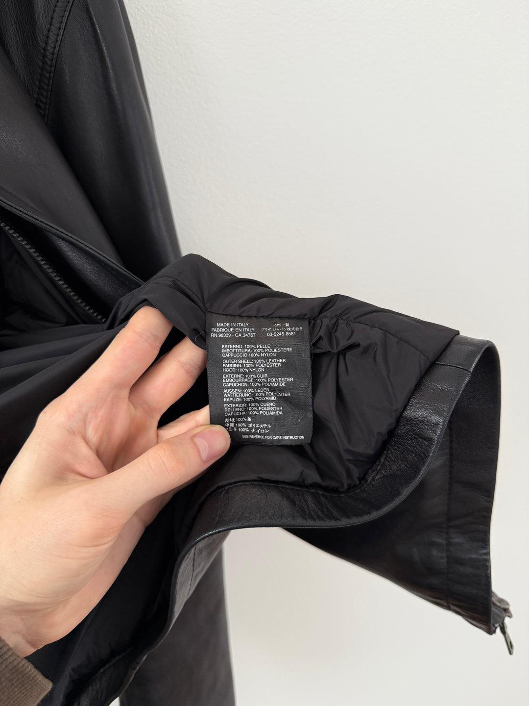 2000s Leather Moto Jacket